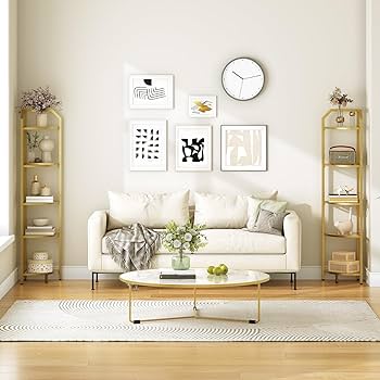 Amazon.com: HOOBRO 5-Tier Corner Shelf Stand, Gold Corner